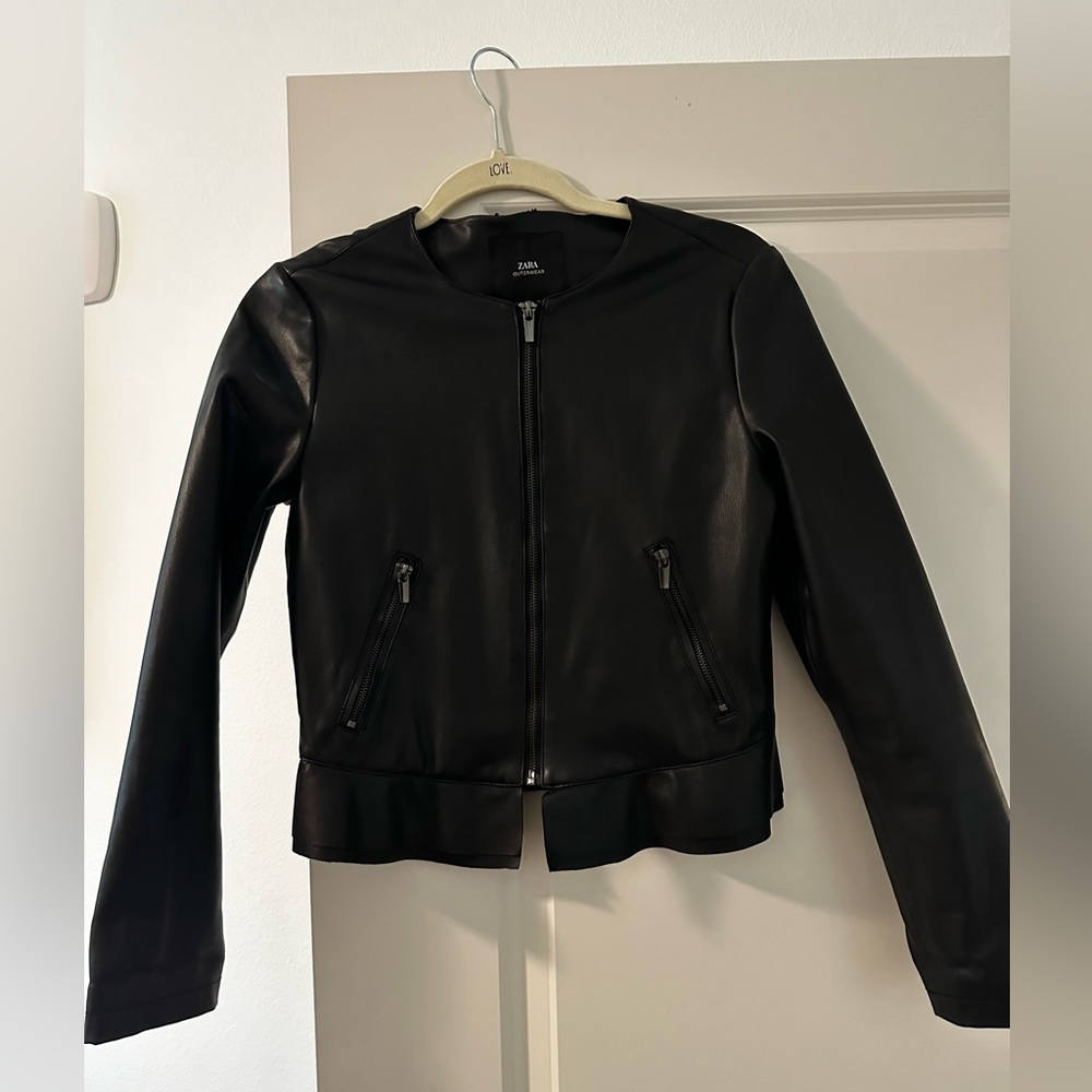 Zara Vegan Leather Jacket